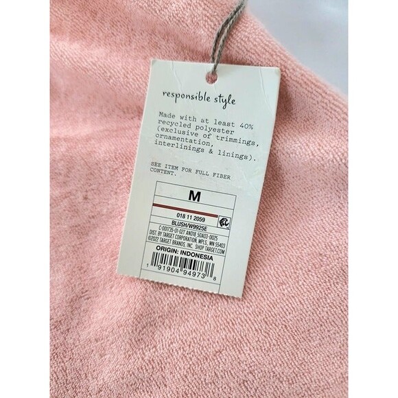 IML (NWT) Women's Pink USA Flag Cropped Graphic Halter Top Size: M - Picture 5 of 6